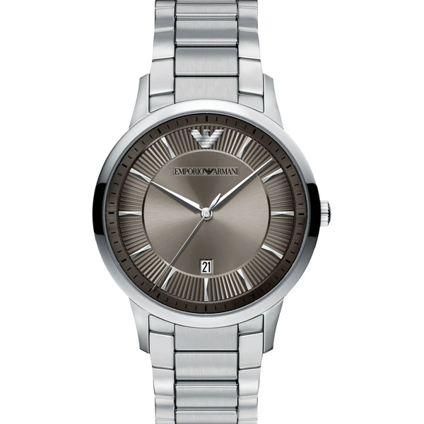 Emporio Armani Men's Archetipo 43mm Grey Dial Bracelet Watch