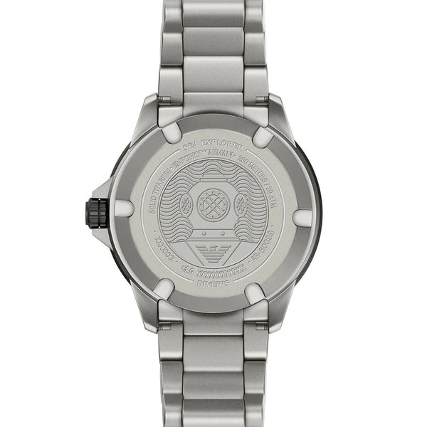 Emporio Armani Men's Sea Explorer Titanium Bracelet Watch
