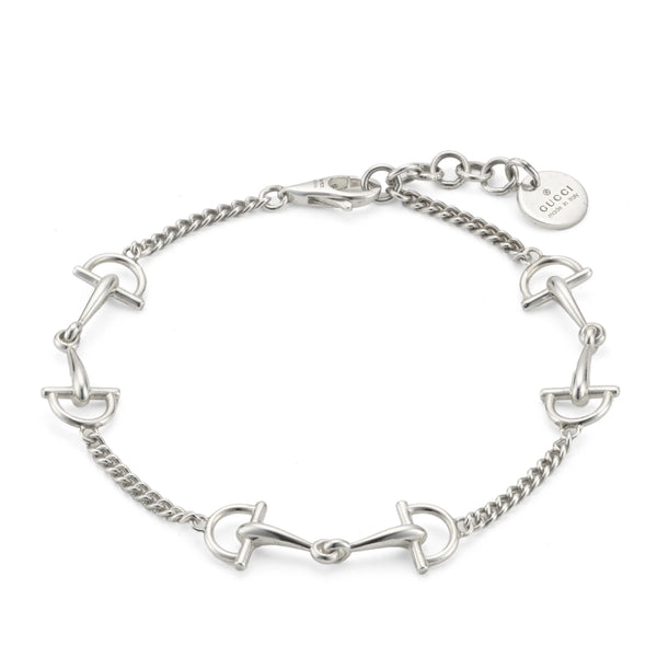 Francis & Gaye Ladies Silver Staffa Horsebit Bracelet