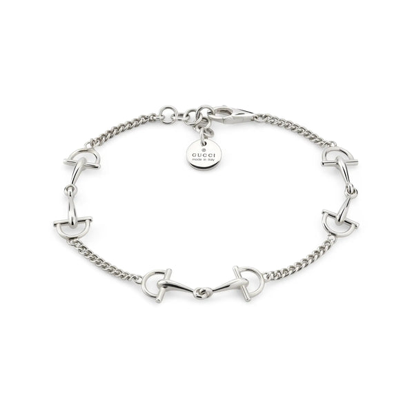 Francis & Gaye Ladies Silver Staffa Horsebit Bracelet