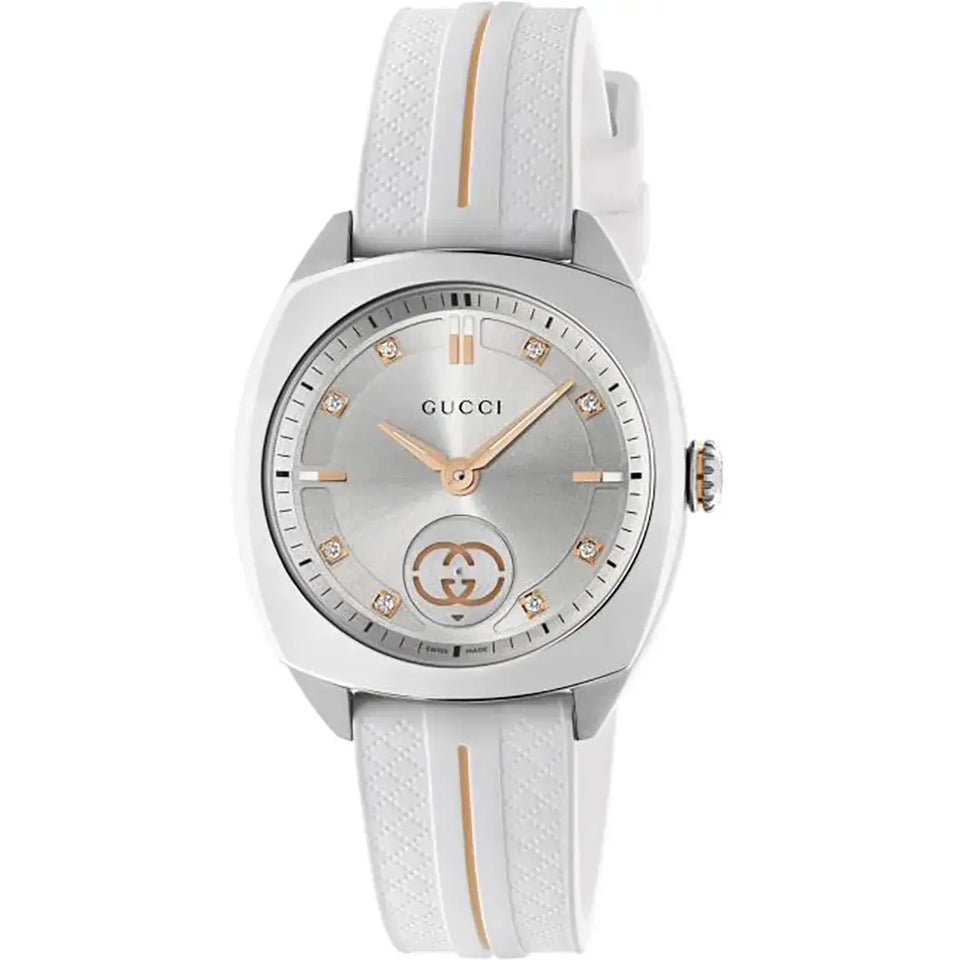 Gucci Ladies Interlocking G Diamond Set 29mm Watch