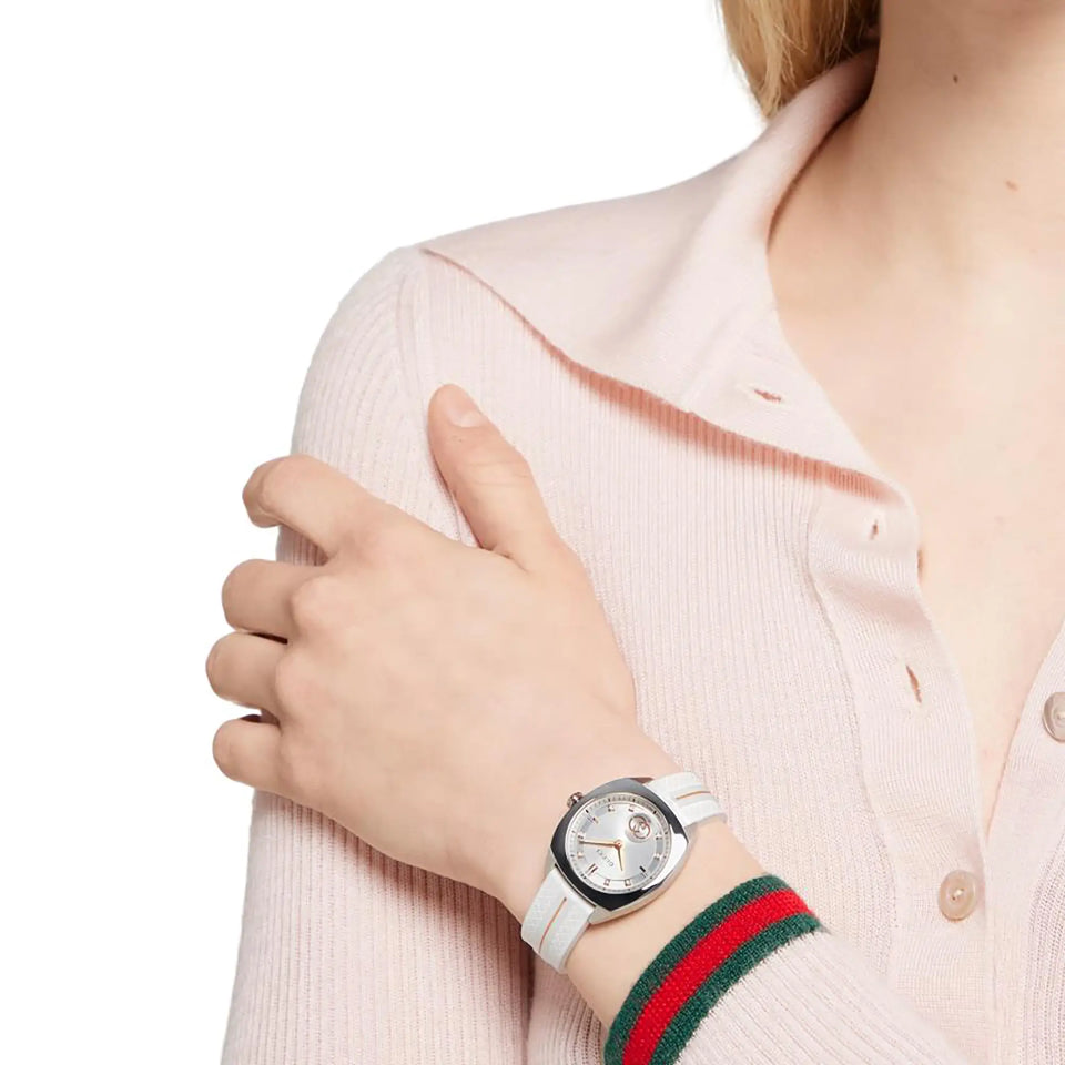 Gucci Ladies Interlocking G Diamond Set 29mm Watch