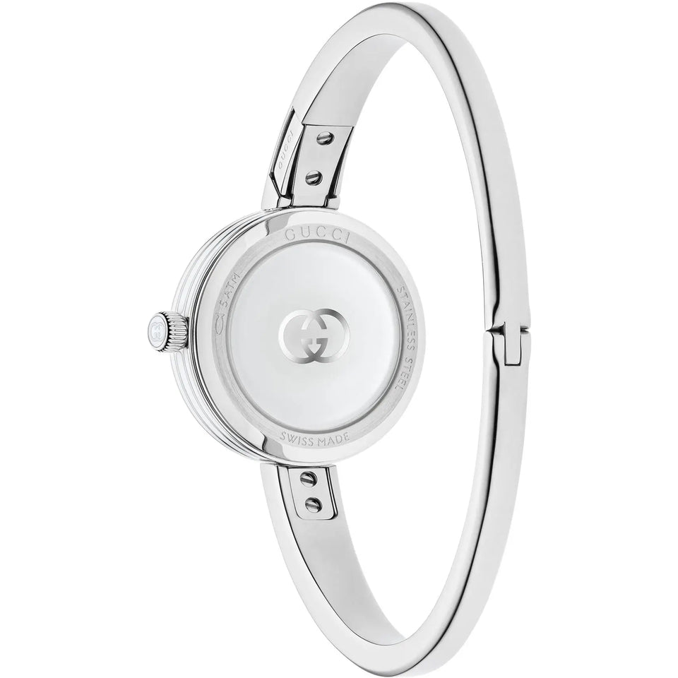 Gucci Ladies 30mm Model 2000 Diamond Set Bangle Watch