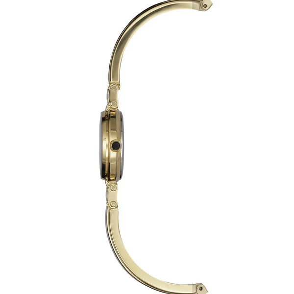 Herbelin 'Lady H' Black Mother Of Pearl Gold PVD Bangle Watch