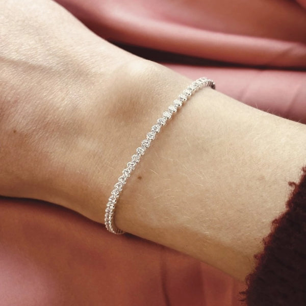 Hot Diamonds Ladies' Much Loved Stone Set Tennis Bracelet