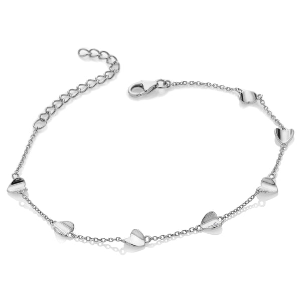 Hot Diamonds Ladies' Much Loved Station Heart Bracelet