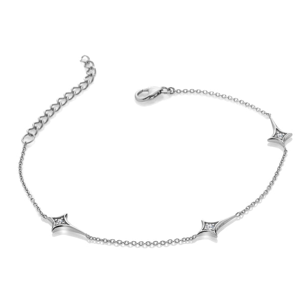 Hot Diamonds Ladies' Star Multi Stone Set Bracelet