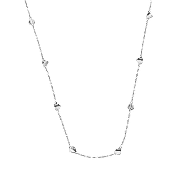 Hot Diamonds Ladies' Much Loved Stone Set Heart Station Necklace