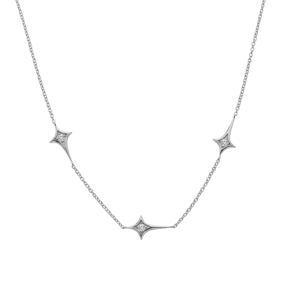 Hot Diamonds Ladies' Star Multi Stone Set Necklace