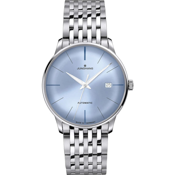 Junghans Men's Meister 40mm Light Blue Automatic Watch