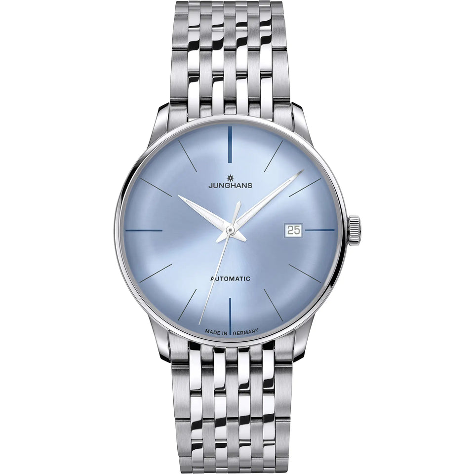 Junghans Men's Meister 40mm Light Blue Automatic Watch