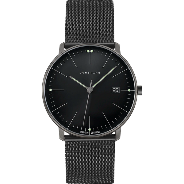 Junghans Max Bill Quartz 38mm Men's Black Watch