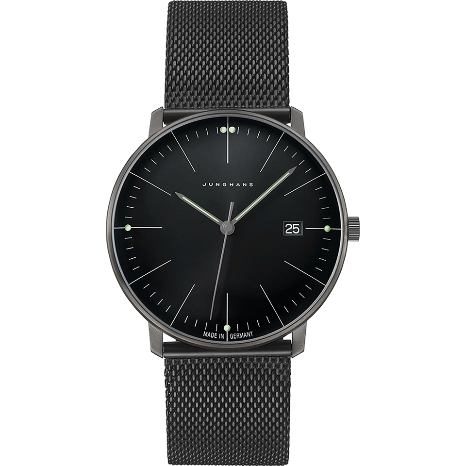 Junghans Max Bill Quartz 38mm Men's Black Watch