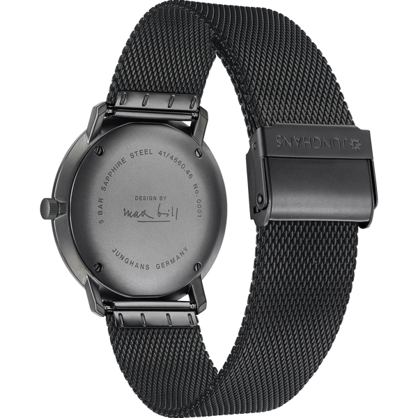 Junghans Max Bill Quartz 38mm Men's Black Watch