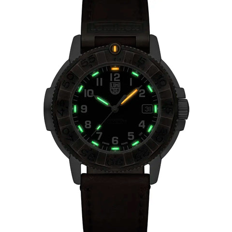 Luminox Men's Adventure Outdoor Explorer 43mm Brown Strap Watch