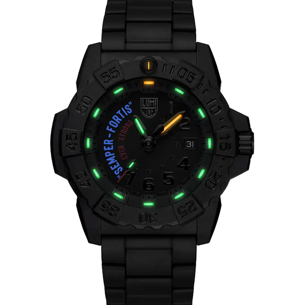 Luminox Men's Limited Edition Navy SEAL 'SEMPER-FORTIS' Bracelet Watch