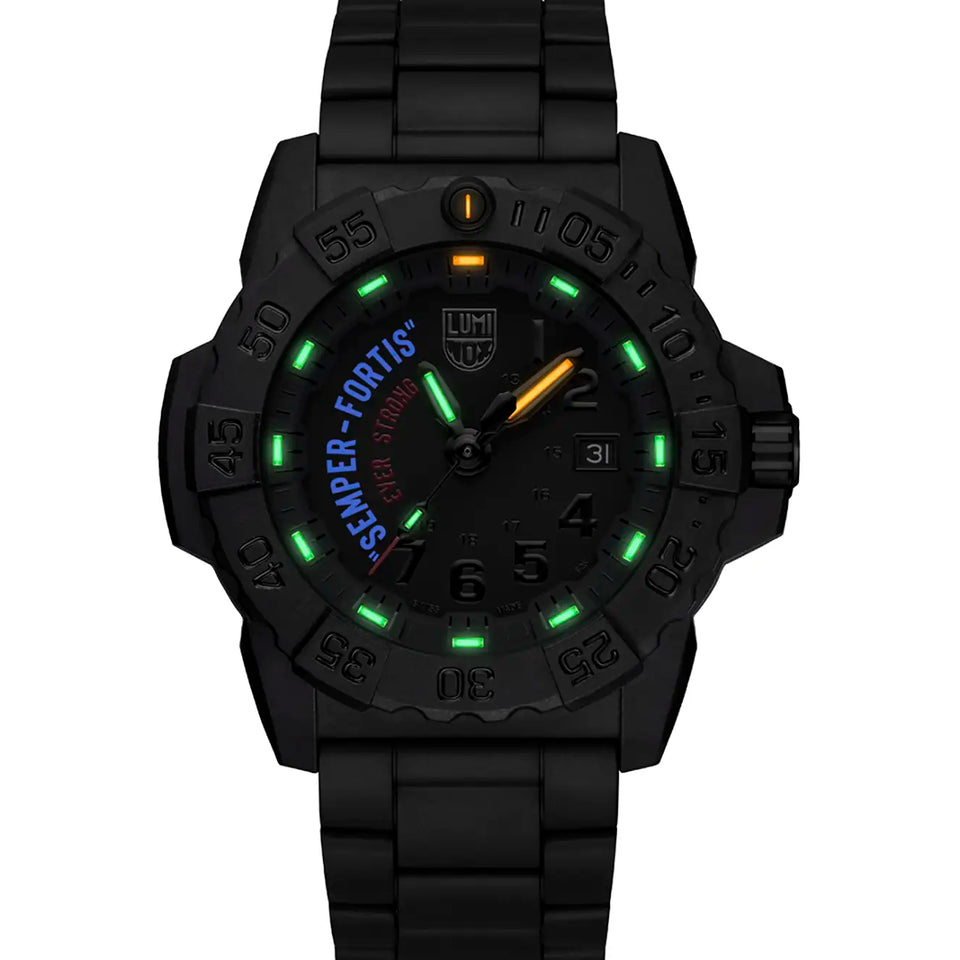 Luminox Men's Limited Edition Navy SEAL 'SEMPER-FORTIS' Bracelet Watch