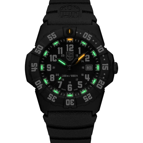 Luminox Men's Navy SEAL 44mm Rubber Strap Diver Watch