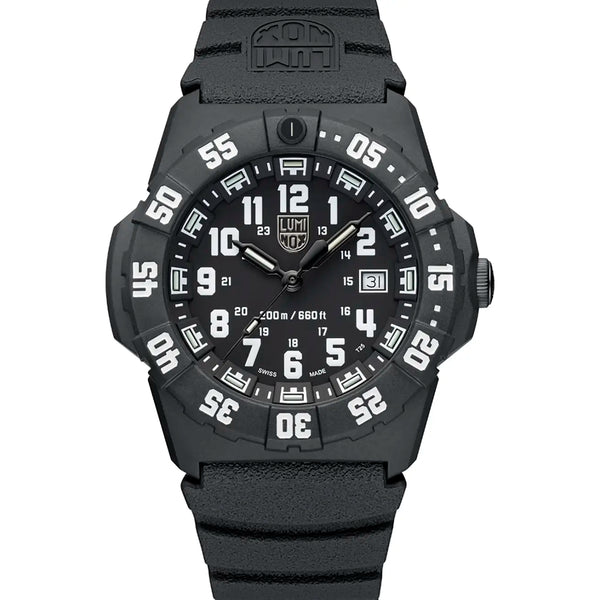Luminox Men's Navy SEAL 44mm Rubber Strap Diver Watch