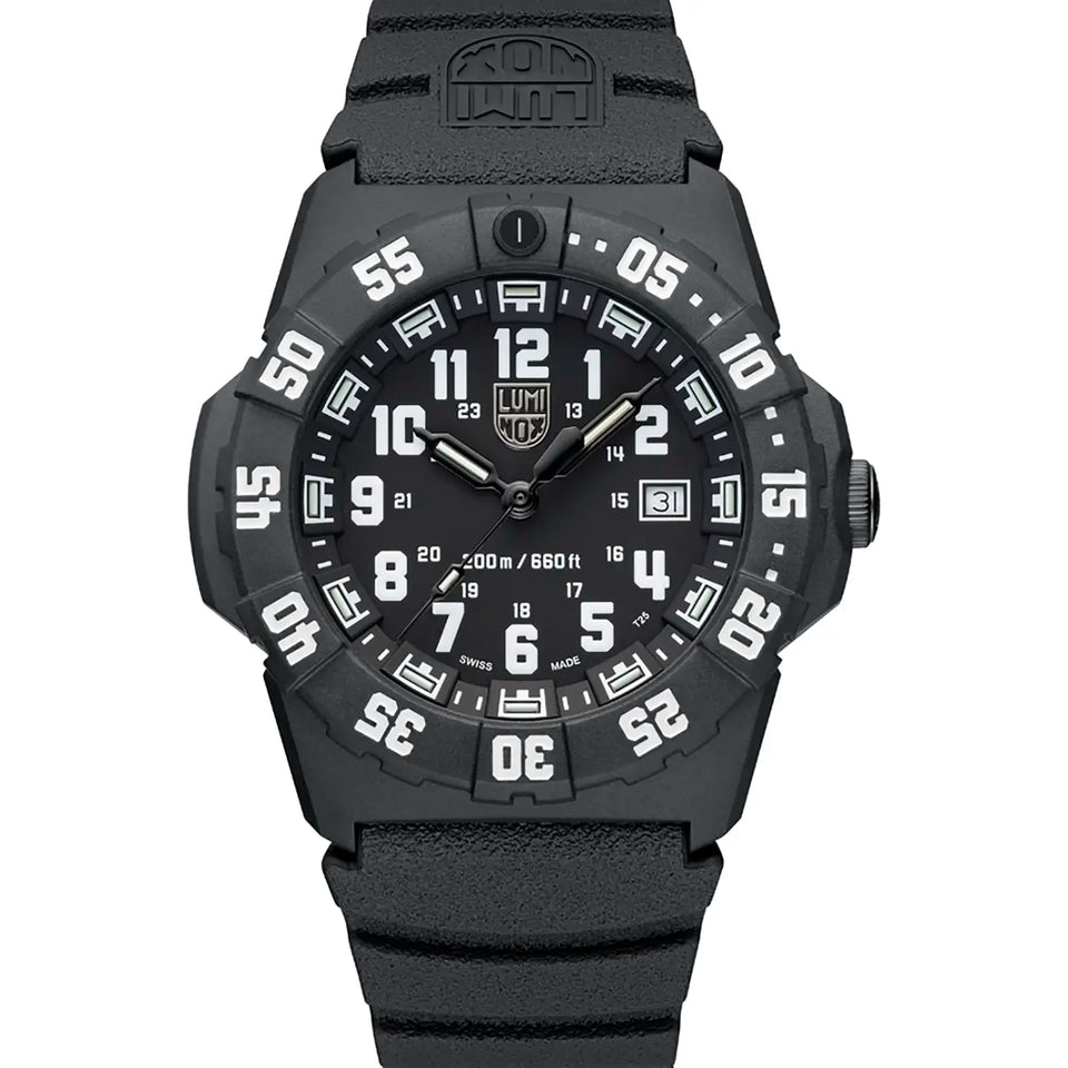 Luminox Men's Navy SEAL 44mm Rubber Strap Diver Watch