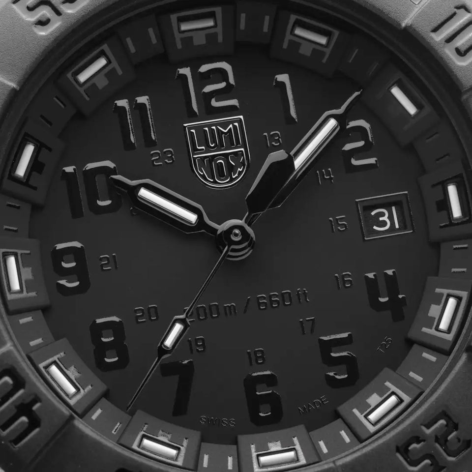 Luminox Men's Navy SEAL Blue 44mm Rubber Strap Diver Watch