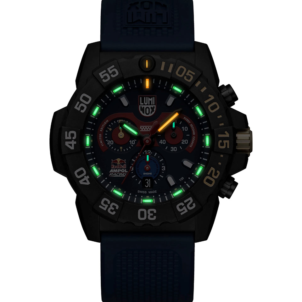 Luminox Limited Edition Red Bull Racing Blue Strap Chronograph Watch