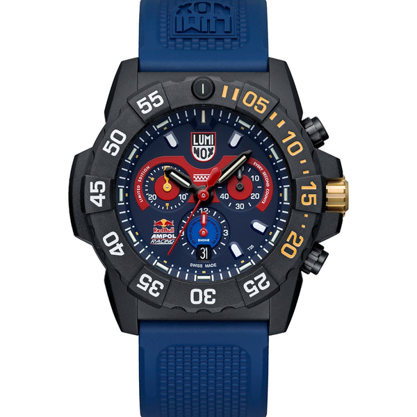 Luminox Limited Edition Red Bull Racing Blue Strap Chronograph Watch