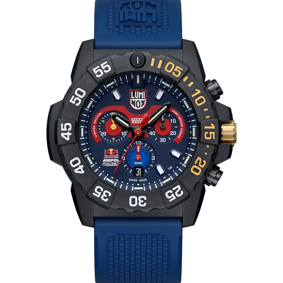 Luminox Limited Edition Red Bull Racing Blue Strap Chronograph Watch
