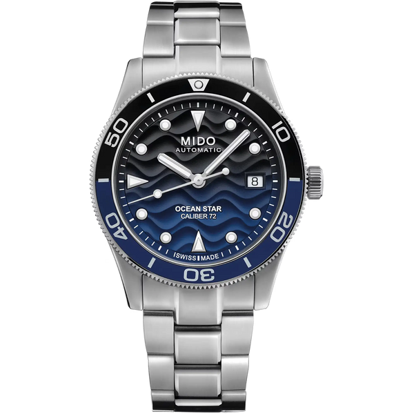 MIDO Men's Ocean Star 39 Blue Dial Automatic Watch