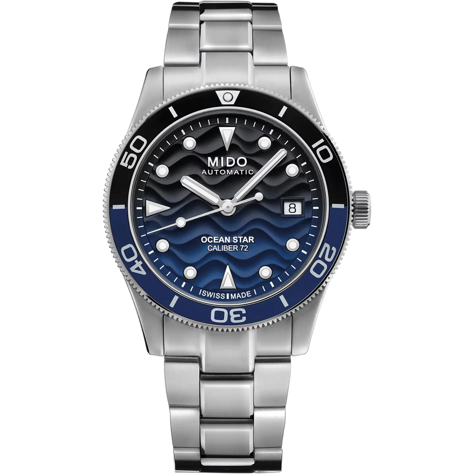 MIDO Men's Ocean Star 39 Blue Dial Automatic Watch