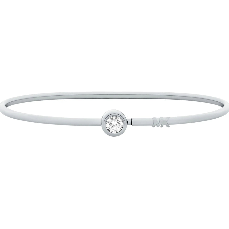 Michael Kors Ladies Brilliance Round Stone Set Station Bangle
