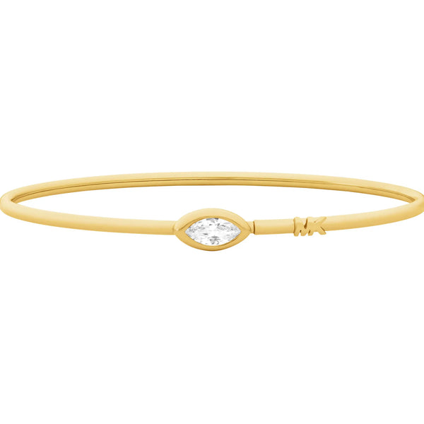 Michael Kors Ladies Brilliance Gold Toned Station Bangle