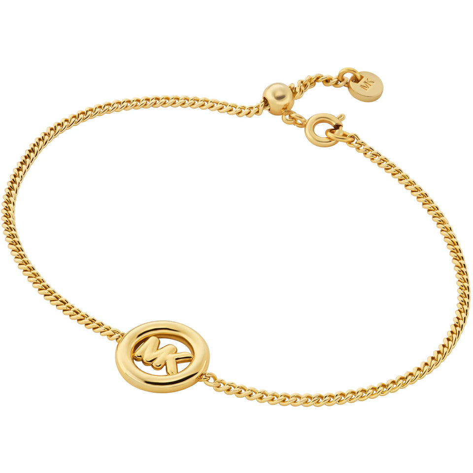 Michael Kors Ladies Premium Gold Tone MK Bracelet