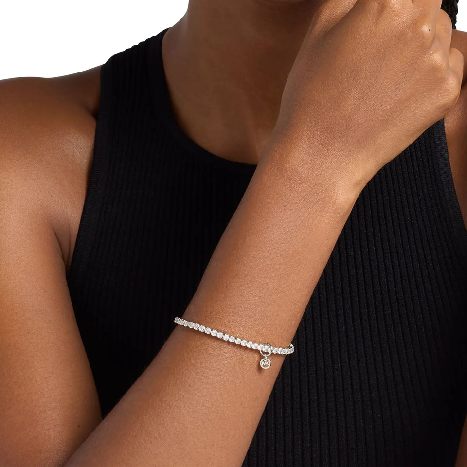 Michael Kors Ladies Brilliance Stone Set Stretch Bracelet