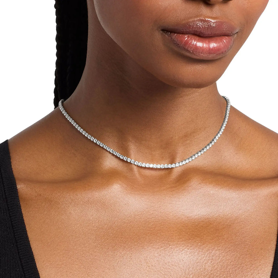 Michael Kors Ladies Brilliance Stone Set Chain Necklace