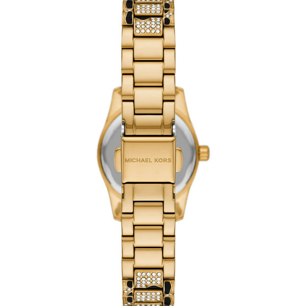 Michael Kors Ladies Lexington Animal Print Stone Set Bracelet Watch