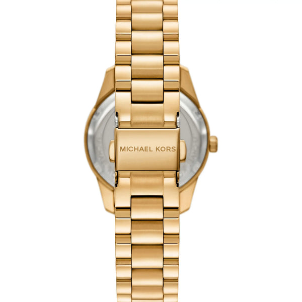 Michael Kors Ladies Lexington Gold Dial Bracelet Watch