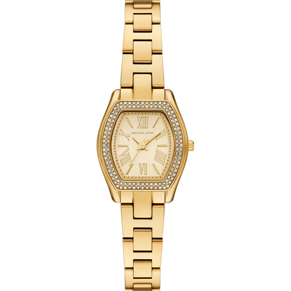 Michael Kors Ladies Chelsea Gold PVD Bracelet Watch