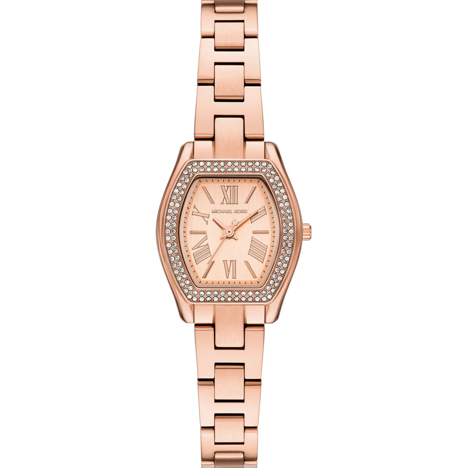 Michael Kors Ladies Chelsea Rose Gold PVD Bracelet Watch