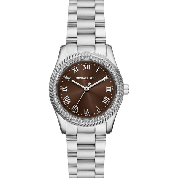 Michael Kors Ladies Lexington Brown Dial Bracelet Watch