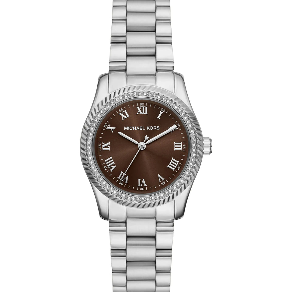 Michael Kors Ladies Lexington Brown Dial Bracelet Watch