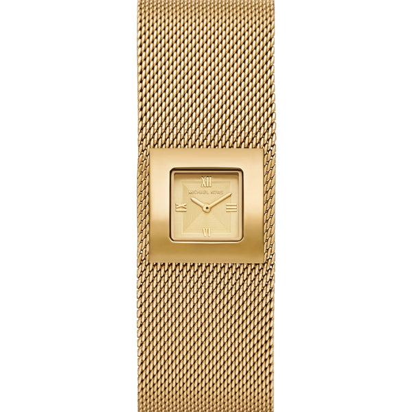 Michael Kors Ladies Darrington Gold Tone Mesh Bracelet Watch
