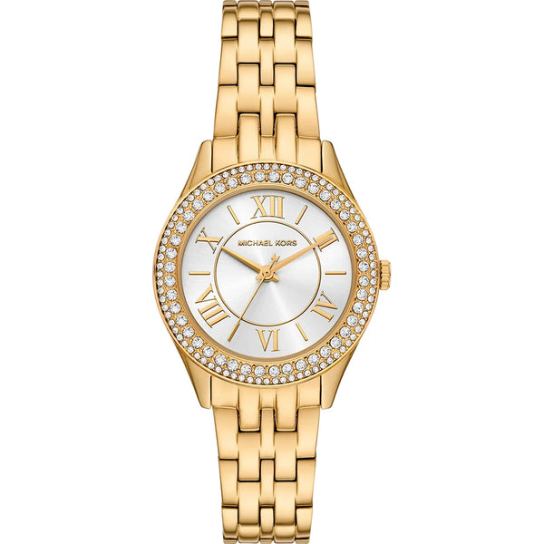 Michael Kors Ladies Harlowe Gold PVD Plated Bracelet Watch