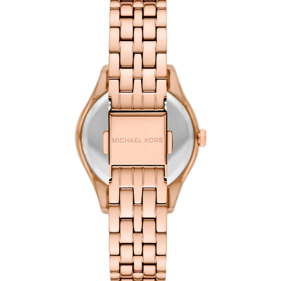 Michael Kors Ladies Harlowe Rose PVD Plated Bracelet Watch