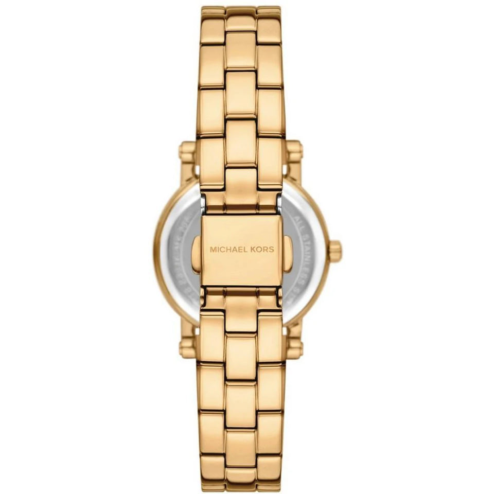 Michael Kors Ladies Corey 28mm Gold PVD Plated Bracelet Watch