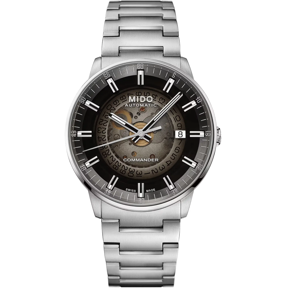 MIDO Men's Commander Gradient Black Dial 40mm Automatic Watch