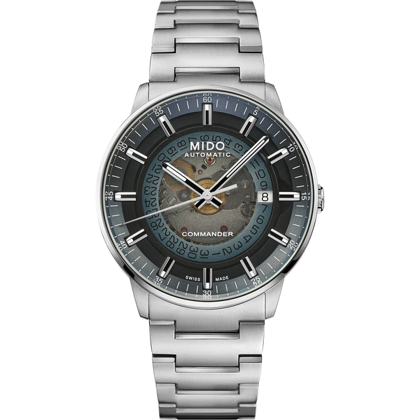 MIDO Men's Commander Gradient 40mm Blue Dial Automatic Watch