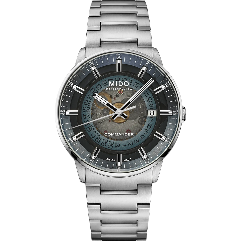 MIDO Men's Commander Gradient 40mm Blue Dial Automatic Watch