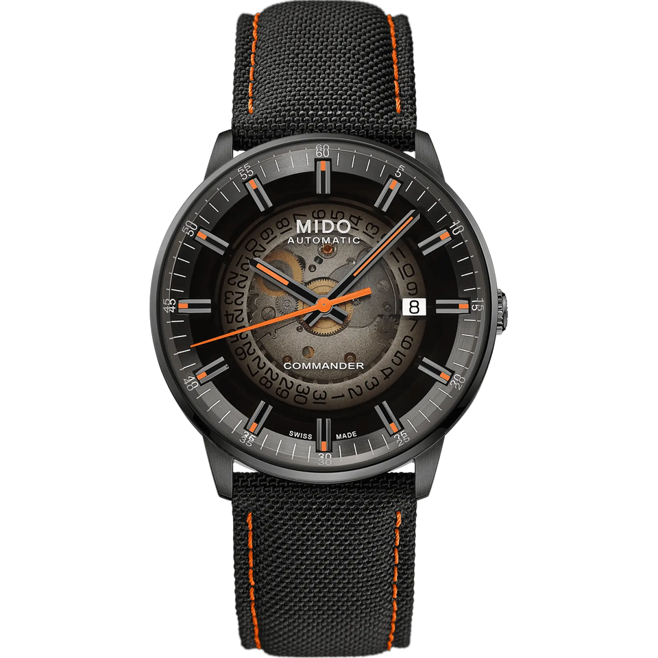 MIDO Men's Commander Gradient 40mm Black Dial Watch