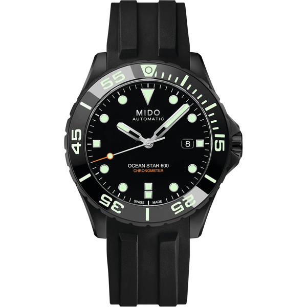 MIDO Men's Special Edition Ocean Star 600 Chronometer 44mm Black Watch